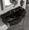 Kerasan Retro Umywalka wisząca 100x54,5 cm, czarna 105004